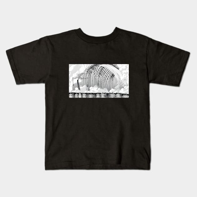 aot war Kids T-Shirt by theblack futur